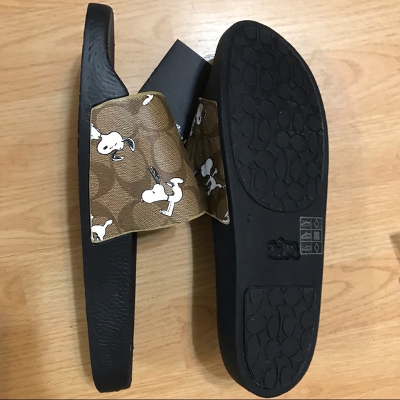 Coach X Peanuts Slide With Snoopy Print - Picture 6 of 10